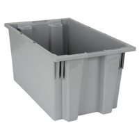 Contenants Stack & Nest, 9" x 18" x 11", Gris Ontario Packaging