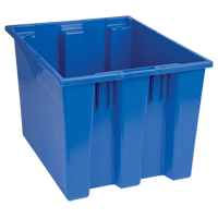 Stack & Nest Totes, 13" x 19.5" x 15.5", Blue Ontario Packaging