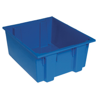 Stack & Nest Totes, 10" x 23.5" x 19.5", Blue Ontario Packaging