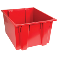Stack & Nest Totes, 13" x 23.5" x 19.5", Red Ontario Packaging