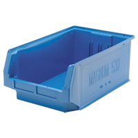 Giant Stacking Containers, 12.375" W x 19.75" D x 7.875" H, Blue Ontario Packaging