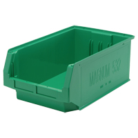 Giant Stacking Containers, 12.375" W x 19.75" D x 7.875" H, Green Ontario Packaging