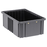 Bacs divisibles conducteurs, Polypropyl&egrave;ne, 10-7/8" la x 16-1/2" p x 6" h, Noir Ontario Packaging