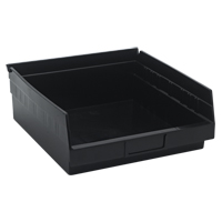 Bac pour &eacute;tag&egrave;re &eacute;conomique, 11-1/8" la, 4" h x 11-5/8" p, Noir Ontario Packaging