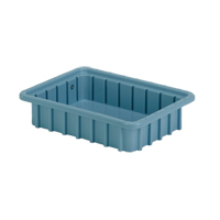 Contenants Divider Box, Poly&eacute;thyl&egrave;ne, 10,8" la x 8,3" p x 2,5" h, Bleu p&acirc;le Ontario Packaging