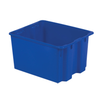 Contenants Stack-N-Nest Polylewton, 12" x 21" x 17", Bleu Ontario Packaging