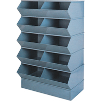 Syst&egrave;mes sectionnels &agrave; assembler, Cap. 5000 lb, 37" la x 24" p x 55" h, Bleu Ontario Packaging
