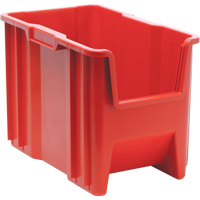 Giant Stacking Containers, 10.875" W x 17.5" D x 12.5" H, Red CD577 | Ontario Packaging