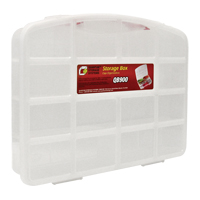 Clear Compartment Storage Box, 13" W x 10-1/4" D x 2-3/8" H, 10 Compartments Ontario Packaging