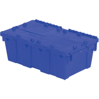 Flipak&reg; Polyethylene Plastic (PE) Distribution Containers, 19.7" x 11.8" x 7.3", Blue Ontario Packaging