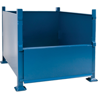 Bulk Stacking Containers, 30" H x 34.5" W x 40.5" D, 3500 lbs. Capacity CF454 | Ontario Packaging