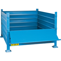 Bulk Stacking Containers, 30" H x 34.5" W x 40.5" D, 4500 lbs. Capacity CF458 | Ontario Packaging