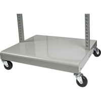 Mobile Tilt Bin Rack - Cart Only, Double-sided, 26-1/4" W x 22" D x 57-1/2" H Ontario Packaging