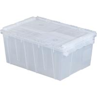 Flipak&reg; Polypropylene Plastic (PP) Distribution Containers, 21.8" x 15.2" x 9.3", Clear Ontario Packaging