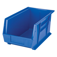 Stack & Hang Bin, 8-1/4" W x 7" H x 14-3/4" D, Blue CF845 | Ontario Packaging