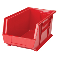 Stack & Hang Bin, 8-1/4" W x 7" H x 14-3/4" D, Red CF847 | Ontario Packaging