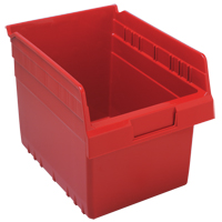 Bacs pour &eacute;tag&egrave;re Store-Max, 8-3/8" la x 8" H x 11-5/8" p, Rouge, Capacit&eacute; 44 lb Ontario Packaging