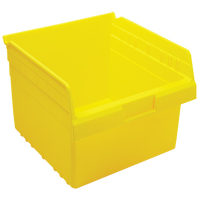 Store-Max Shelf Bins, 11-1/8" W x 8" H x 11-5/8" D, Yellow, 44 lbs. Capacity Ontario Packaging