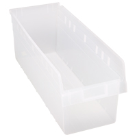 Bacs pour &eacute;tag&egrave;re Store-Max, 8-3/8" la x 8" H x 23-5/8" p, Transparent, Capacit&eacute; 68 lb Ontario Packaging