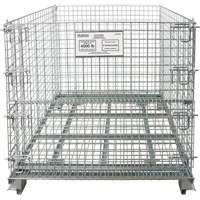 Collapsible Wire Container, 48" W x 40" D x 36" H, 4000 lbs. Capacity Ontario Packaging
