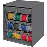 Armoire d'entreposage pour fil et borne, Acier, 1 tiroirs, 15-9/16" x 11-7/8" x 16-3/8", Gris Ontario Packaging