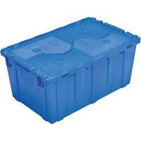 FP243C FliPak Nestable Tote, 26.9" x 16.9" x 12.1", Blue CG166 | Ontario Packaging