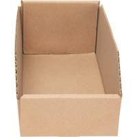 Deep Corrugated Parts Bins, 5-3/4" W x 11-1/4" D x 4-1/2" H, Beige Ontario Packaging