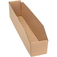 Deep Corrugated Parts Bins, 1-7/8" W x 17-1/8" D x 4-1/2" H, Beige Ontario Packaging