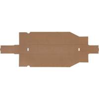 Deep Corrugated Parts Bins, 1-7/8" W x 17-1/8" D x 4-1/2" H, Beige Ontario Packaging