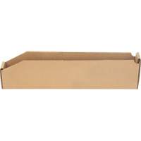 Deep Corrugated Parts Bins, 2-7/8" W x 17-1/4" D x 4-1/2" H, Beige Ontario Packaging