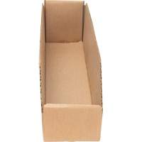 Deep Corrugated Parts Bins, 3-3/4" W x 17-1/4" D x 4-1/2" H, Beige Ontario Packaging