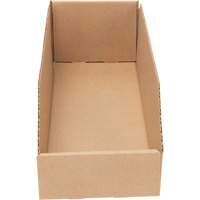 Deep Corrugated Parts Bins, 5-3/4" W x 17-1/4" D x 4-1/2" H, Beige Ontario Packaging