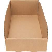 Deep Corrugated Parts Bins, 7-3/4" W x 17-1/4" D x 4-1/2" H, Beige Ontario Packaging