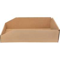 Deep Corrugated Parts Bins, 9-3/4" W x 17-1/4" D x 4-1/2" H, Beige Ontario Packaging