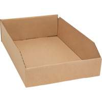 Deep Corrugated Parts Bins, 11-3/4" W x 17-1/4" D x 4-1/2" H, Beige Ontario Packaging