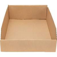 Deep Corrugated Parts Bins, 11-3/4" W x 17-1/4" D x 4-1/2" H, Beige Ontario Packaging