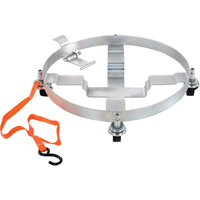 Chariots &agrave; inclinaison pour baril, Acier, Capacit&eacute;e 900 lb, Diam&egrave;tre 23-1/2", Roue en Caoutchouc rigide Ontario Packaging