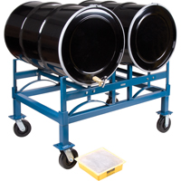 Porte-barils empilables, 2 barils, Capacit&eacute; de 1600 lb, 45-1/2" la x 30" p x 12-1/2" h Ontario Packaging