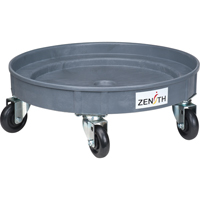Leak Containment Drum Dolly, 24.25" dia. X 8.625" H, 1.5 US Gal. Spill Cap. Ontario Packaging