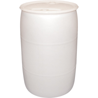 Polyethylene Drums, 30 US gal. (25 imp. Gal.), Closed Top, Natural DC534 | Ontario Packaging