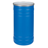 Polyethylene Drums, 15.5 US gal (12.91 imp. Gal.), Open Top, Blue DC538 | Ontario Packaging