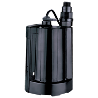 Automatic Submersible Utility Pump, 1/3 HP, 2160 GPH, 115 V, 4 A Ontario Packaging