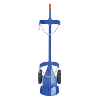 Chariot pour bouteille de gaz, Roues Caoutchouc, Base de 12" la x 15-1/2" lo, 500 lb Ontario Packaging