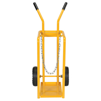Gas Cylinder Cart, Mold-on Rubber Wheels, 9-13/16" W x 16" L Base, 150 lbs. DC671 | Ontario Packaging
