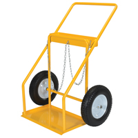Chariot pour bouteille de gaz, Roues Caoutchouc, Base de 22" la x 14-1/8" lo, 250 lb Ontario Packaging