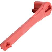 Single Ended Specialty Bung Nut Wrench, 1-1/4" Opening, 8" Handle, Non-Sparking Nylon Ontario Packaging