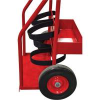 Hot Works Fire Prevention Cart, Semi-Pneumatic Wheels, 17.75" W x 8.9" L Base, 100 lbs. Ontario Packaging