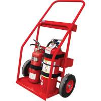 Hot Works Fire Prevention Cart, Semi-Pneumatic Wheels, 17.75" W x 8.9" L Base, 100 lbs. Ontario Packaging