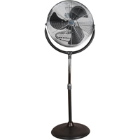 High-Velocity Pedestal Fan, Commercial, 3 Speed, 20" Diameter EA289 | Ontario Packaging