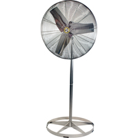 Stainless Steel Food Service Washdown Air Circulating Fans, Industrial, 1 Speed, 24" Diameter Ontario Packaging